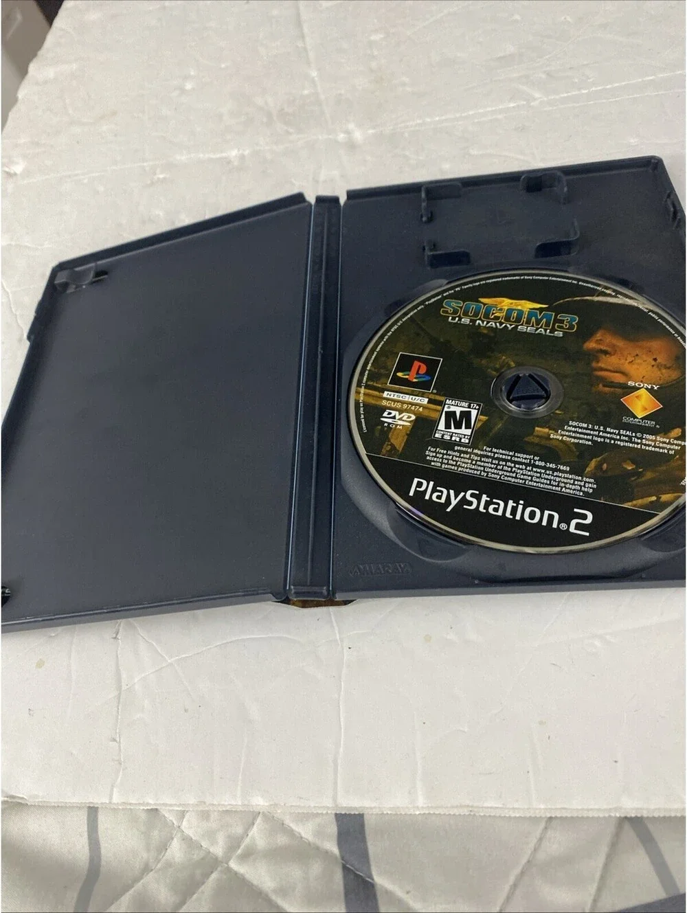 SOCOM 3: U.S. Navy SEALs Sony PlayStation 2 PS2 No Manual  Tested